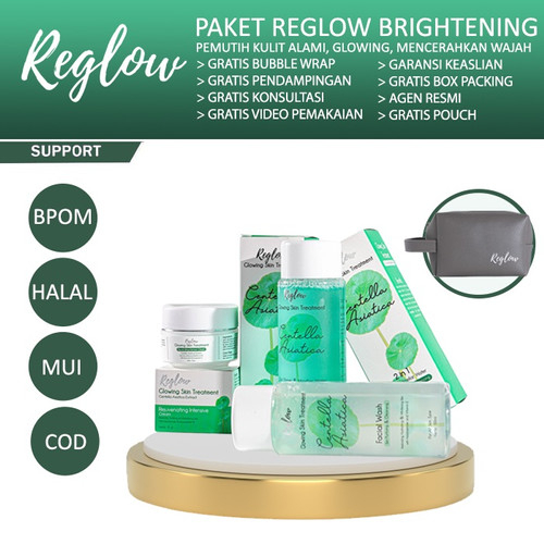 Paket Reglow Brightening Skincare Original Glowing Skin Treatment - FACIAL WASH REG