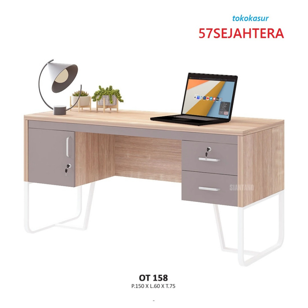 Meja Kerja / Meja Belajar / Meja Kantor OT158 - SIANTANO