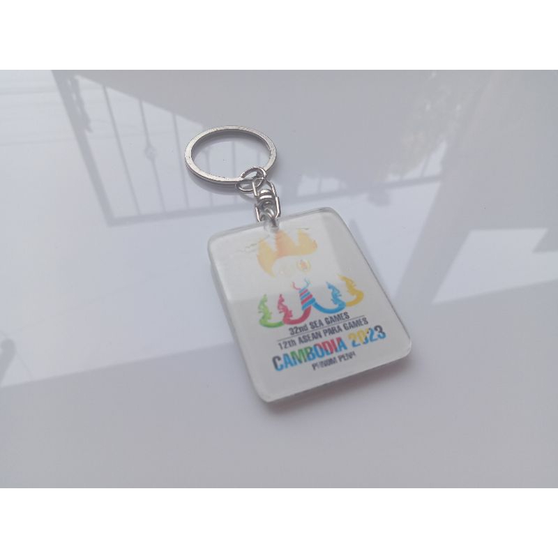 Keychain Souvenir of Sea Games Cambodia 2023 - Gantungan Kunci Sea Games Cambodia 2023