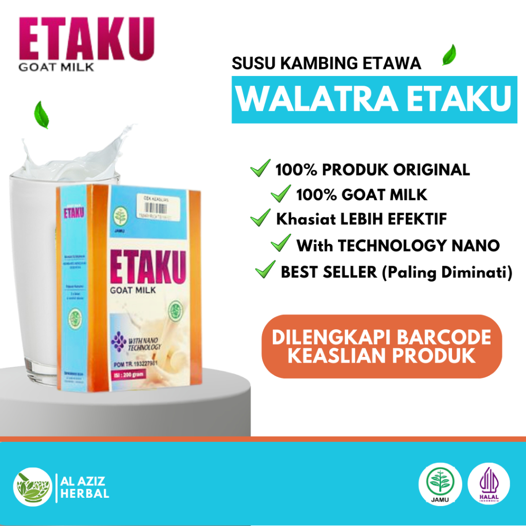 

Etaku Susu Kambing Etawa Serbuk Original Goat Milk Isi 200gr