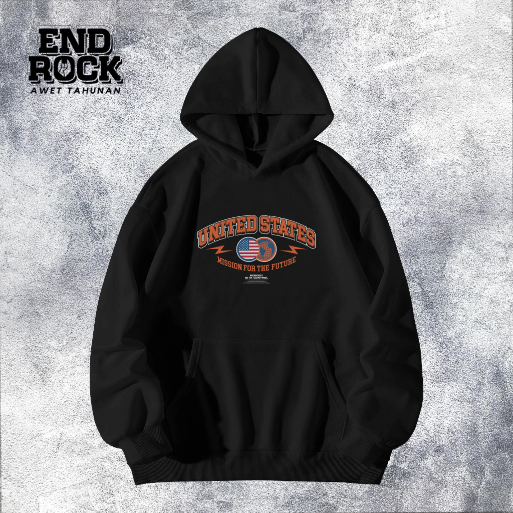 Hoodie Original Endrock Tema Mission Future  DTFS173