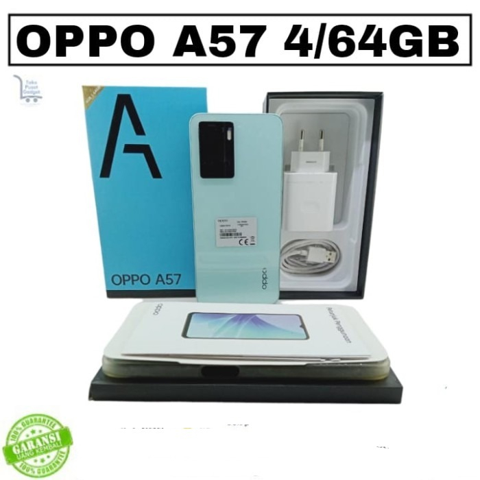 HP OPPO A57 4/64 GB RAM 4 64 GARANSI AKTIF TT SECOND
