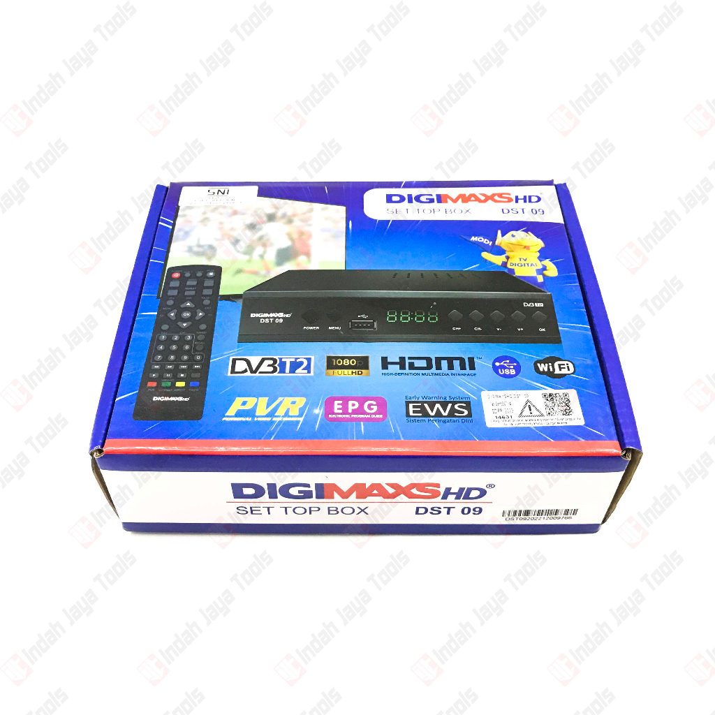 DIGIMAXS DST09 Set Top Box TV Digital DVB - STB Full HD HDMI Receiver