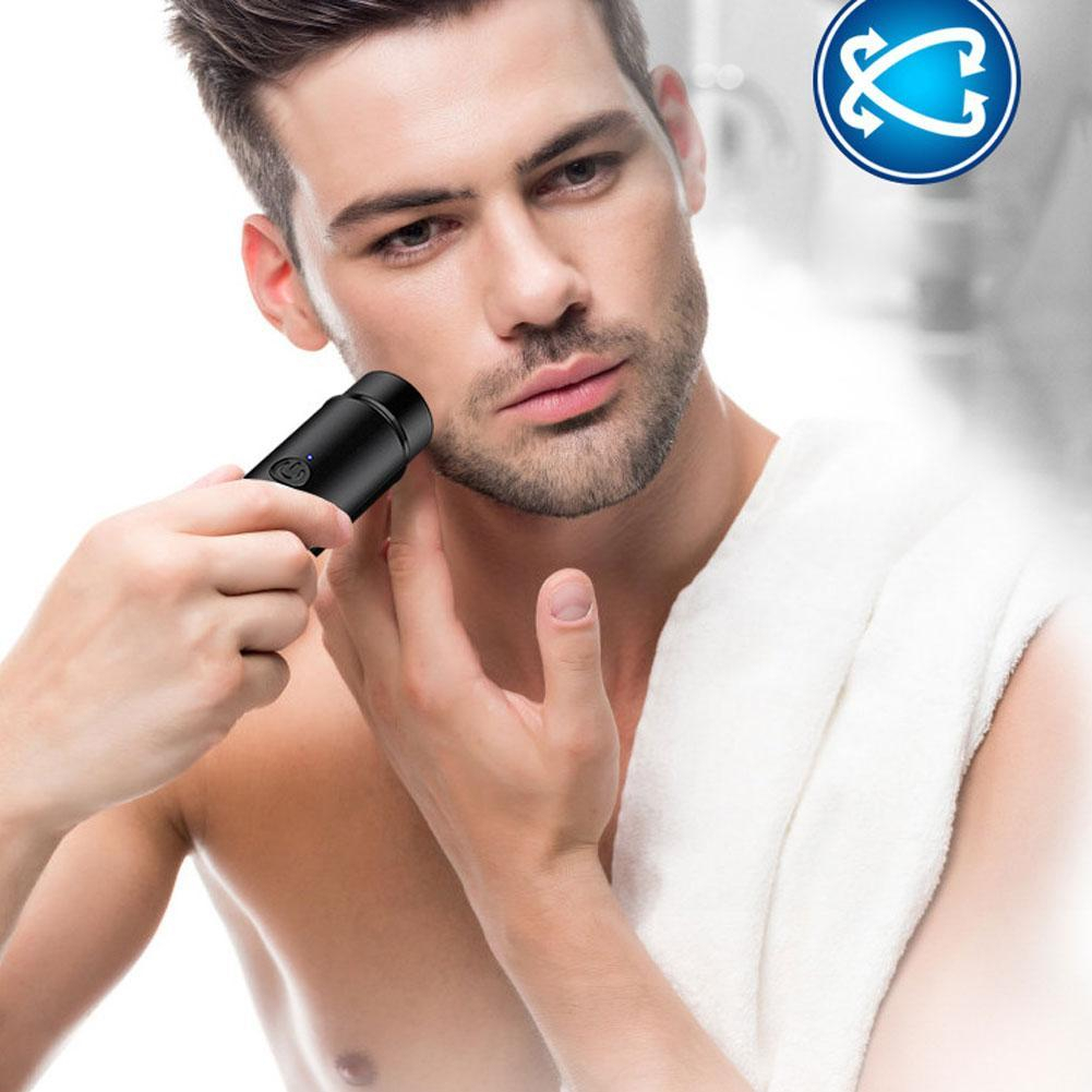 Alat Cukur Kumis Elektrik Mini Portabel Trimmer Shaver - F500 - Black