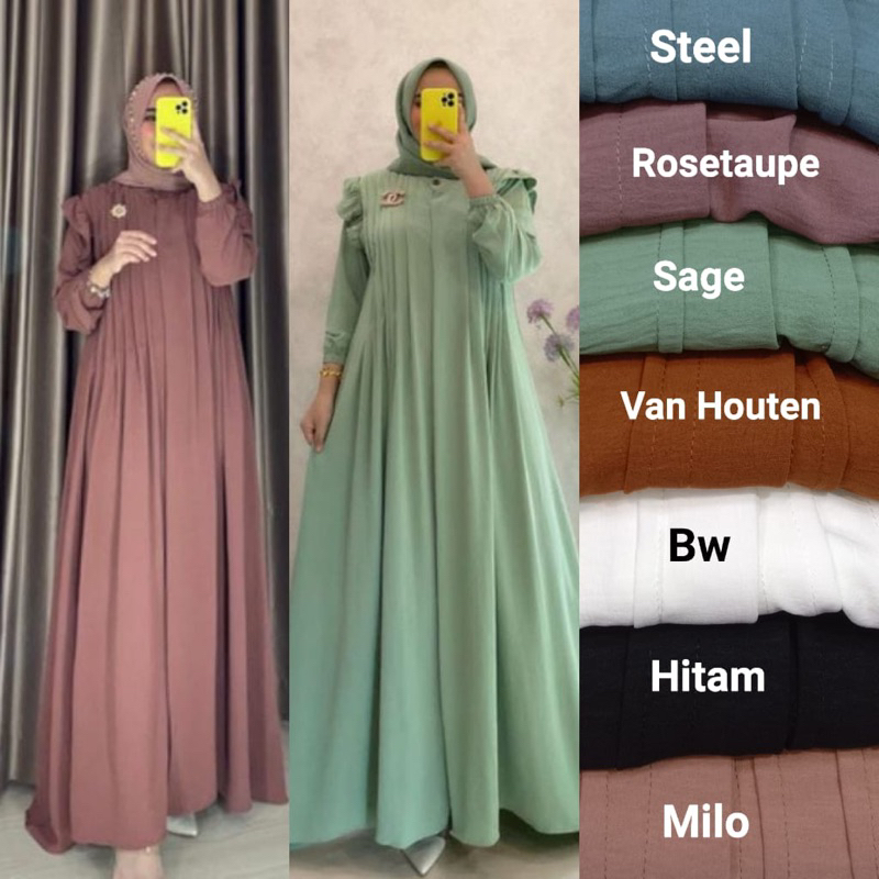 GAMIS CRINCLE AIRFLOW LD112 GAMIS CRINCLE PREMIUM GAMIS MUSLIM GAMIS KEKINIAN