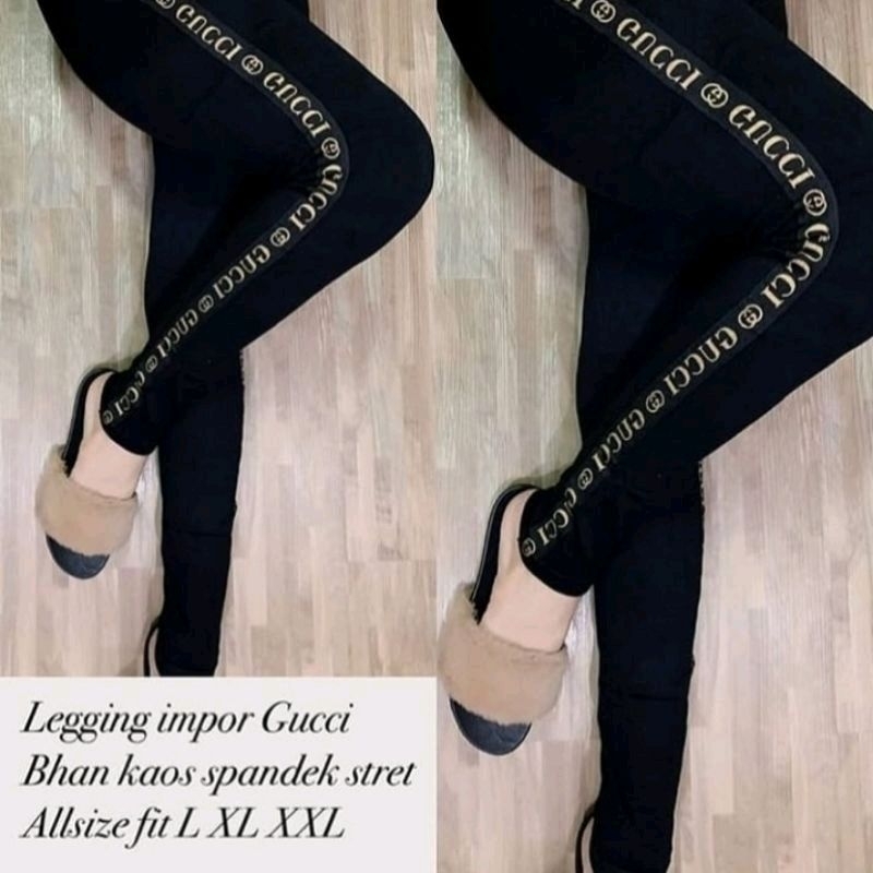 ☄️COD☄️Celana Legging Wanita List Premium Jumbo Fit S to XXL (Bb 40-80 kg)