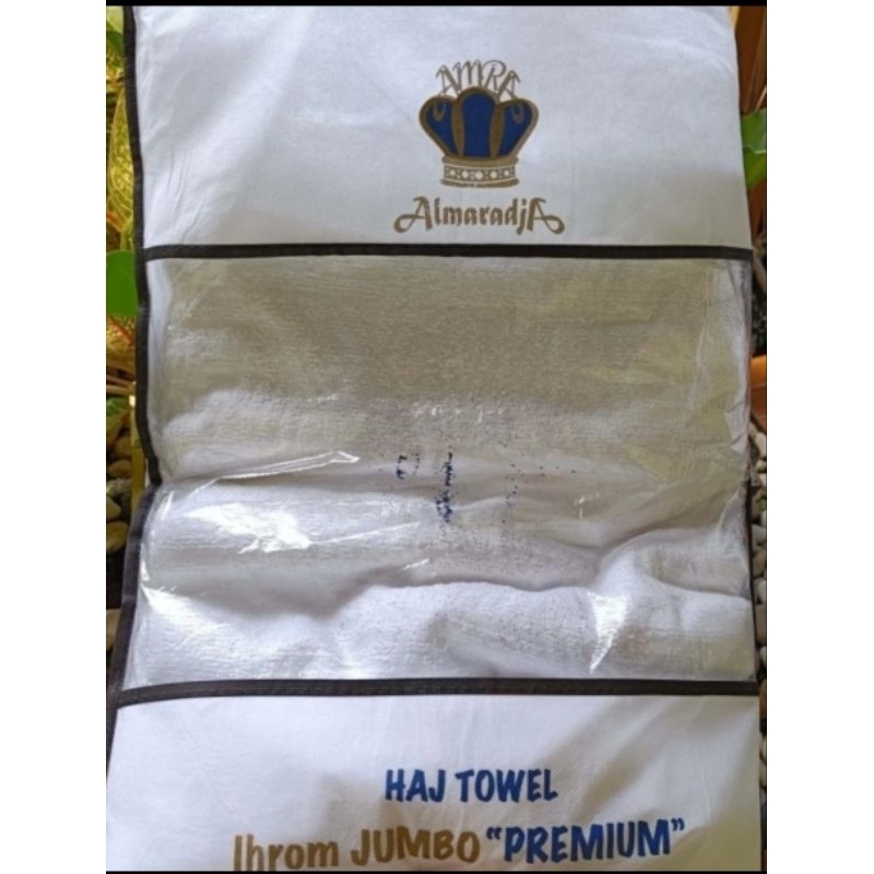 kain ihram almaradja jumbo/kain ihram jumbo/kain ihram/umroh/haji/perlengkapanhaji/perlengkapanhajiu