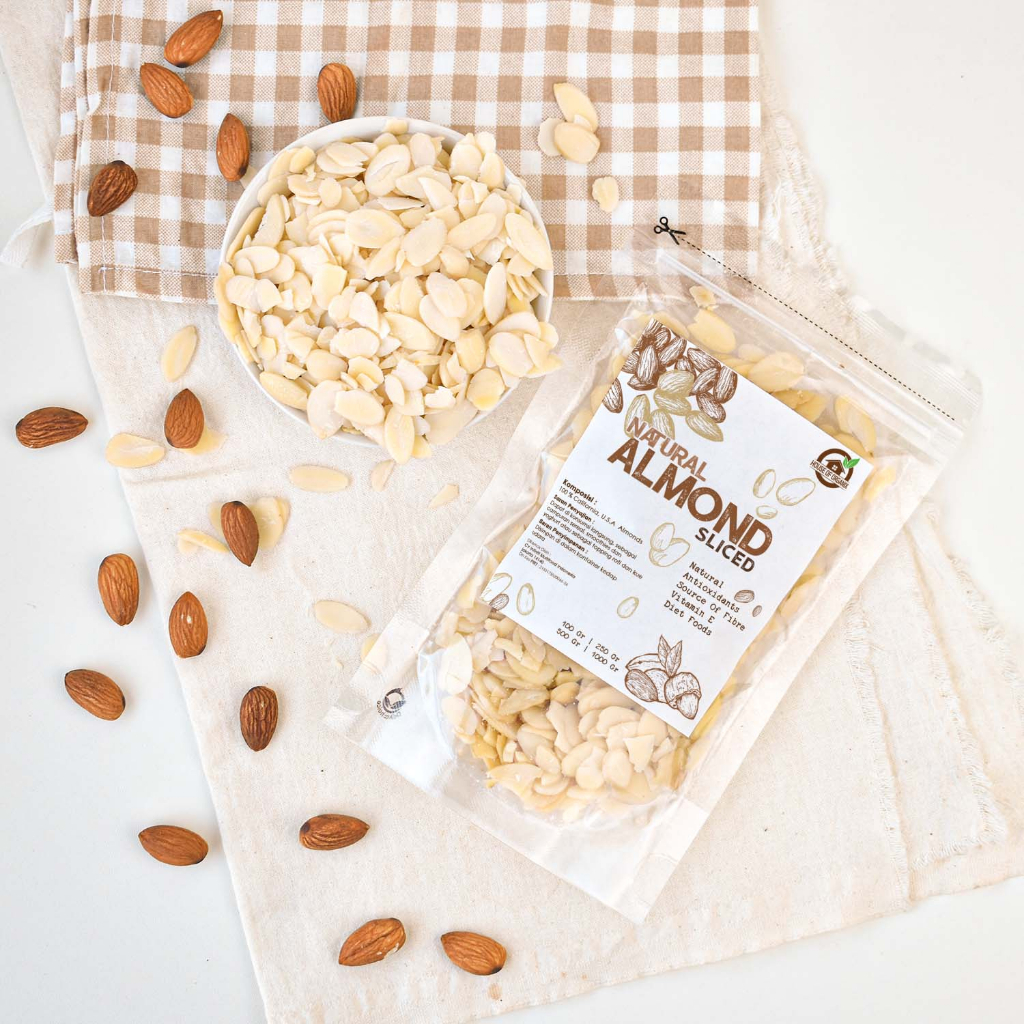 Natural Almond Sliced 1kg