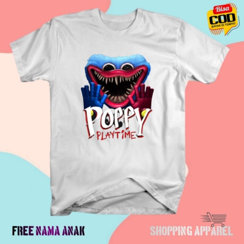 BAJU ANAK KAOS ANAK POPPY PLAYTIME