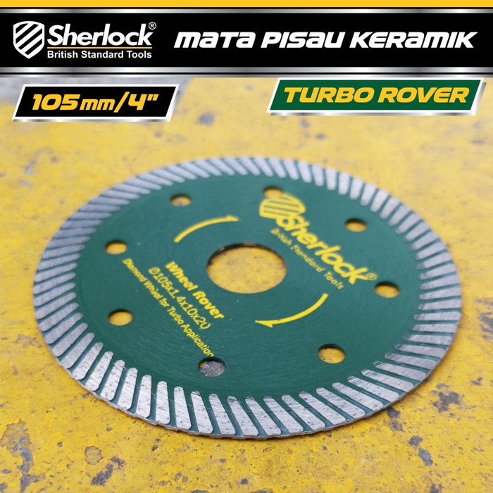 Diamond Wheel 4 inch Sherlock Mata Pisau Potong Keramik Turbo ROVER