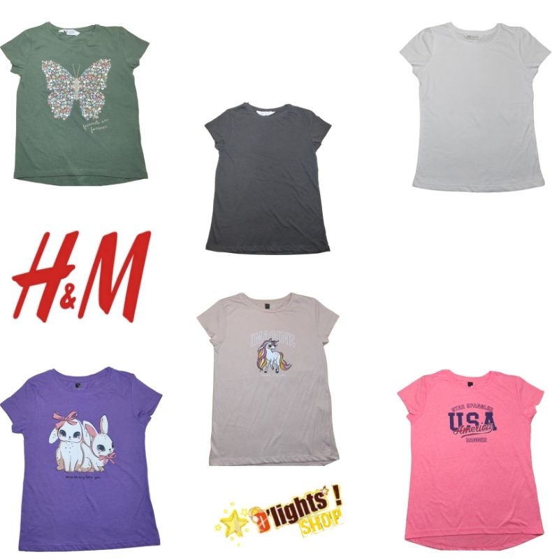 kaos anak cewek h&m