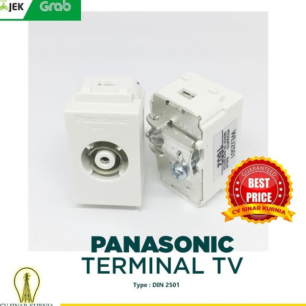 Panasonic Socket TV Din Type Terminal Television (WEJ-2501)