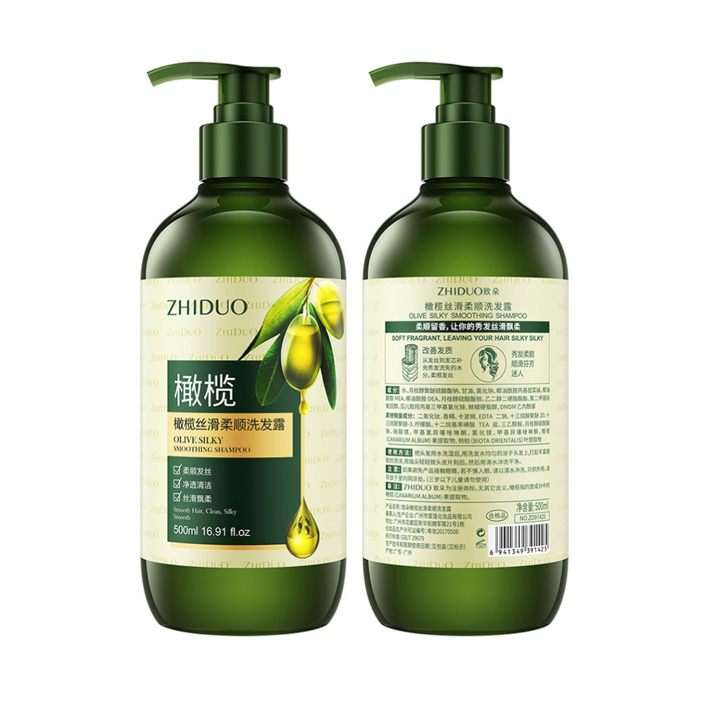 Best Shampo Olive CINDYNAL x ZHIDUO Olive Silky Shampoo 500ml