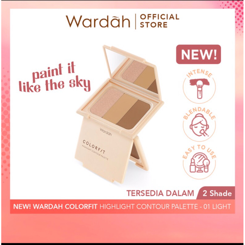Wardah Colorfit Highlight Contour Palette