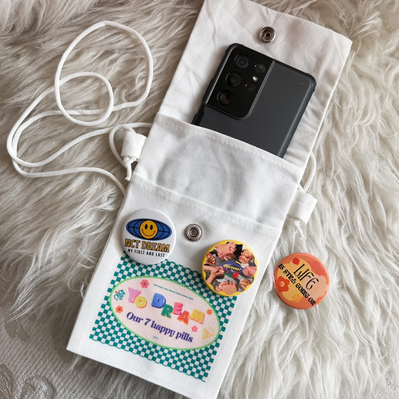 NCT DREAM MINI SLING BAG - PHONE BAG - TAS KPOP KANVAS