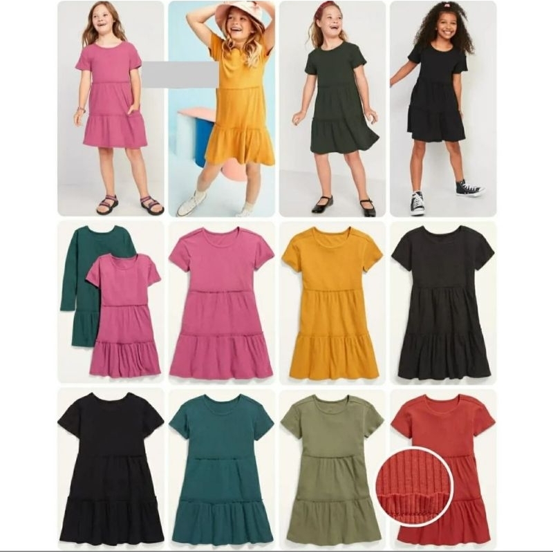 Dress anak old navy rib halus