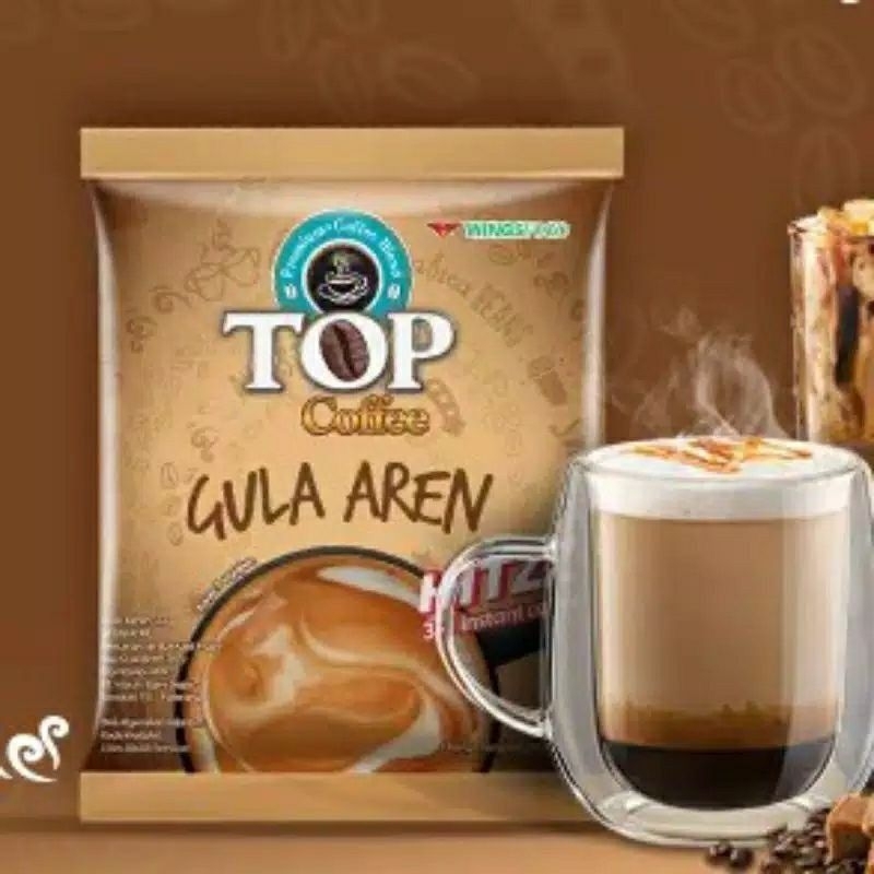 Top Kopi Gula Aren Isi 15 Sachet