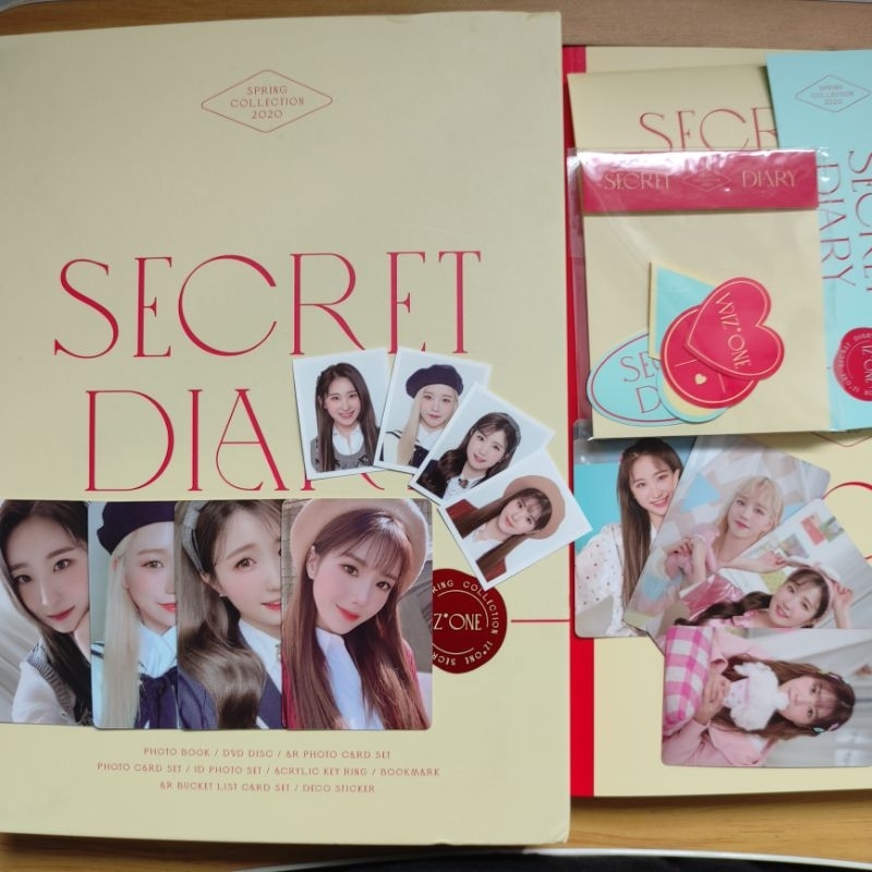 [READY STOCK] SHARING IZ*ONE IVE SECRET DIARY PHOTOCARD PC PHOTOBOOK ALBUM IZONE LE SSERAFIM YENA