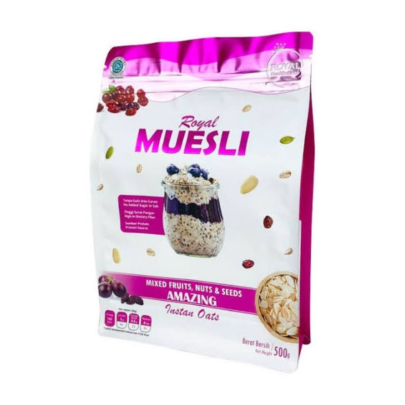 

Royal Muesli - Rolled / Instant Oat - 500gr