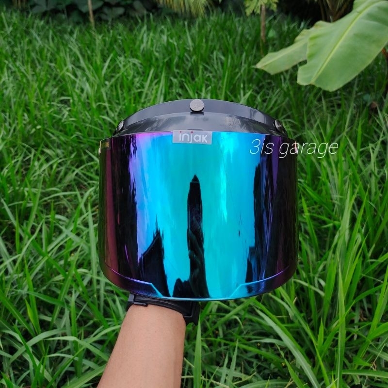 KACA HELM BOGO DEWASA CEMBUNG/FLAT/DATAR