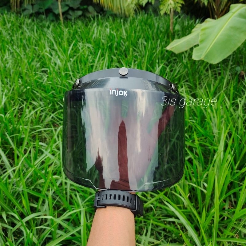 KACA HELM BOGO DEWASA CEMBUNG/FLAT/DATAR