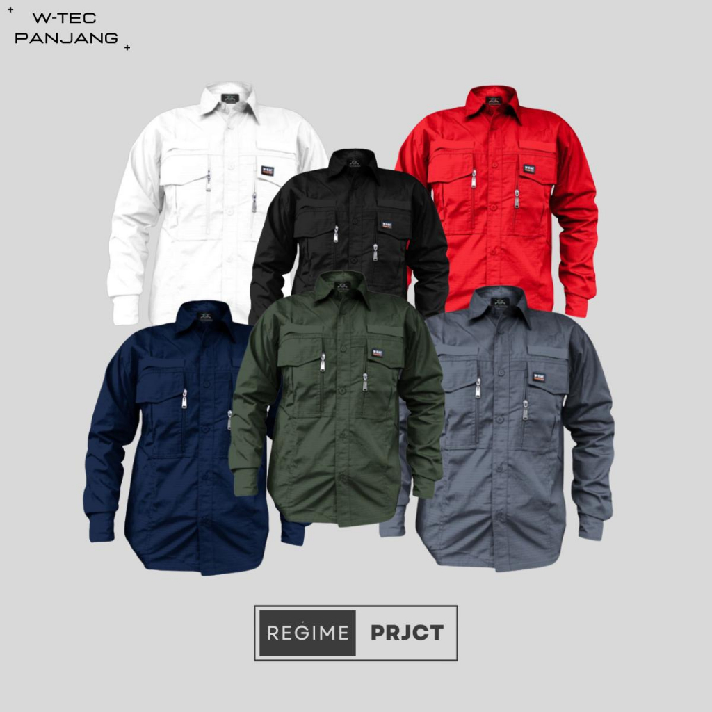 KAMEJA TACTICAL W-Tec lengan panjang /Kameja lapangan