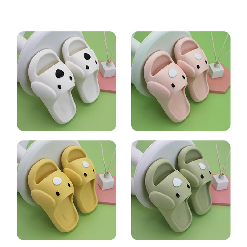 Lazy Bear Sendal Cutie Dog Slip On Jelly EVA H40 Sandal Rumah Slip On/Sandal Santai/Main Anti Slip