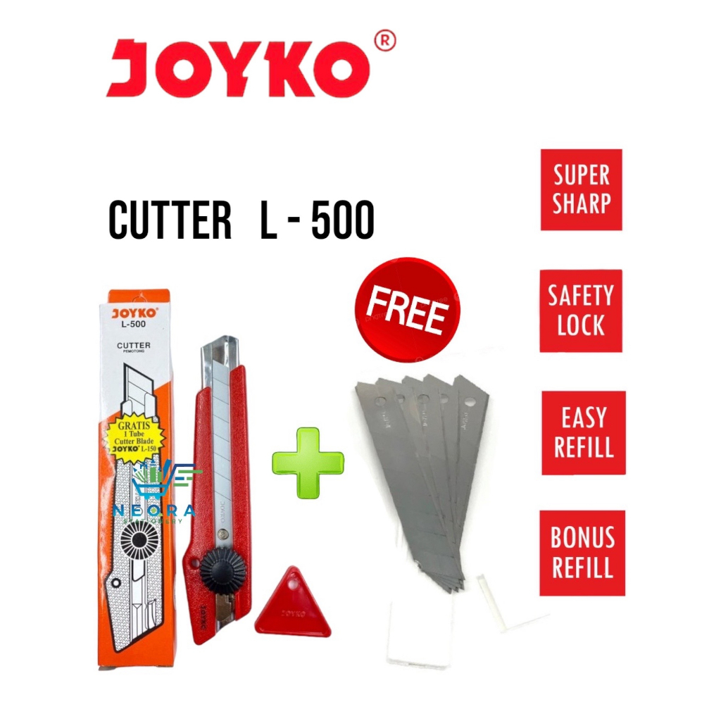 

Joyko Paper Cutter L 500 [Free 1 Tube Refill L-150]