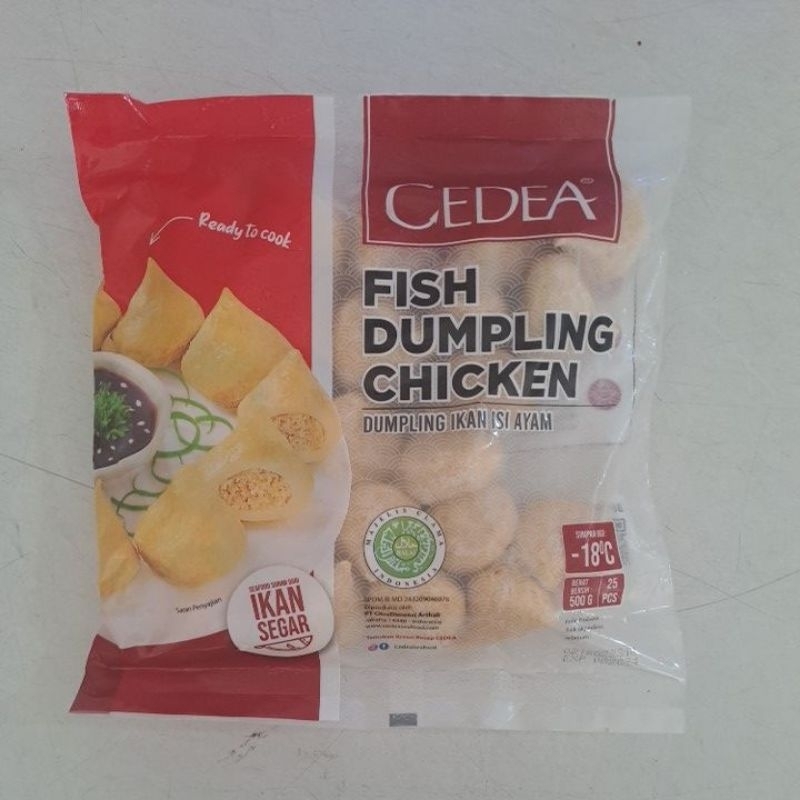 

Cedea Dumpling Ayam 500gr Dumpling Ikan Isi Ayam