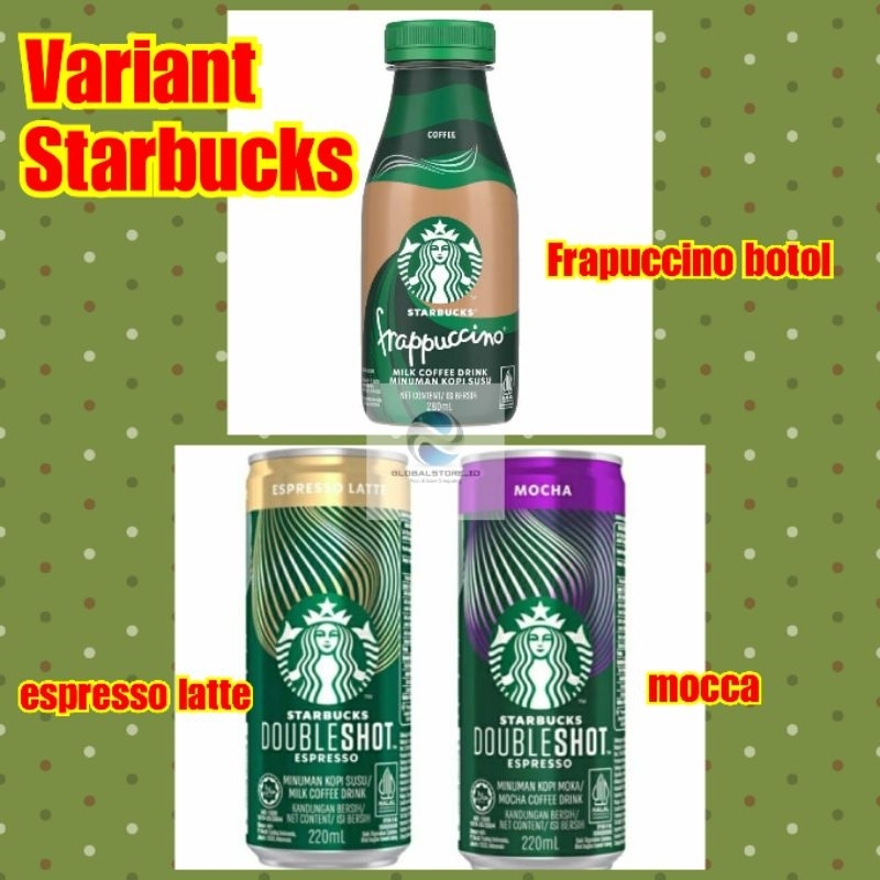 

Starbucks kopi kaleng 220ml / botol 280ml