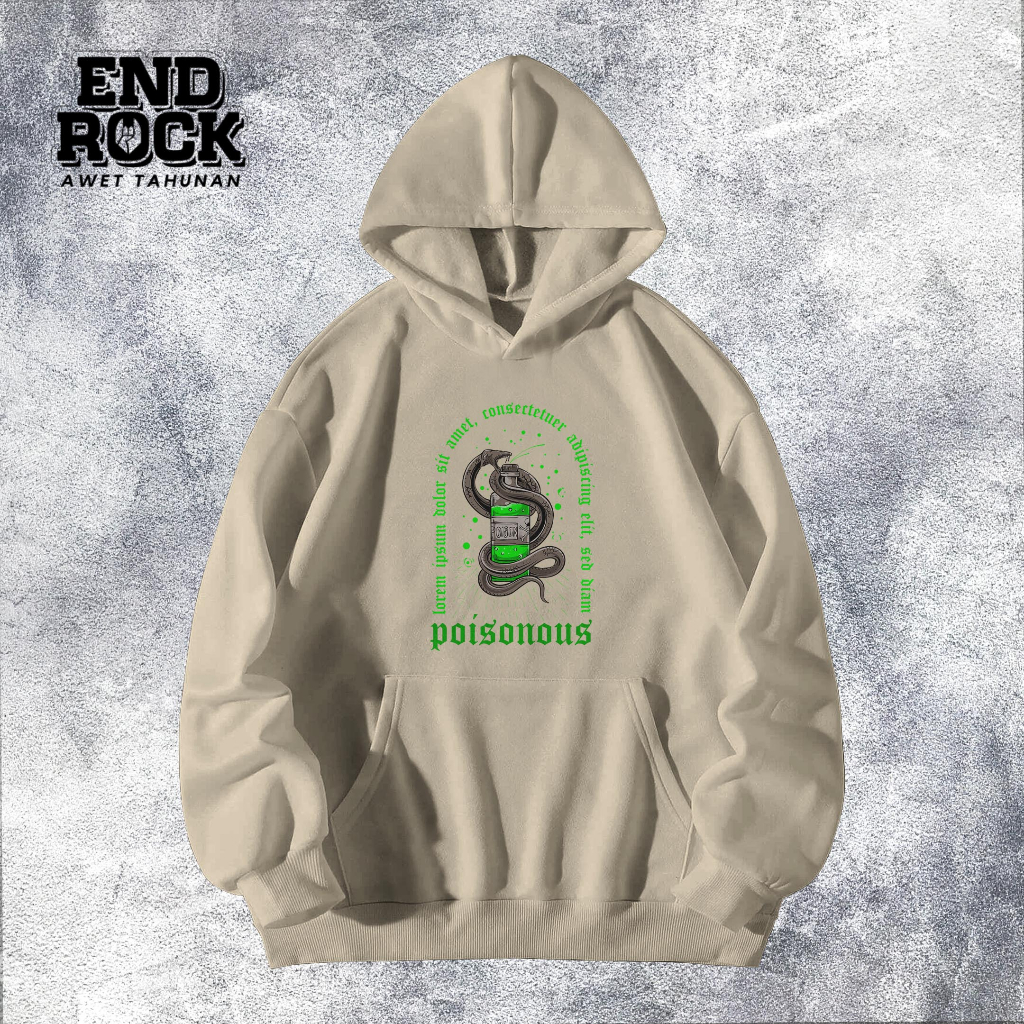 Hoodie Original Endrock Tema Poisonous DTFS176