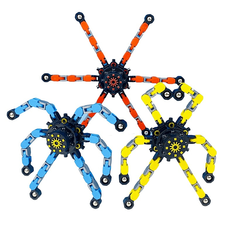 [tma]NUZ Anak Fidget Spinner Robot Transformer Terbaru / Mainan Penghilang Stress / Deformable Transformer Spinner