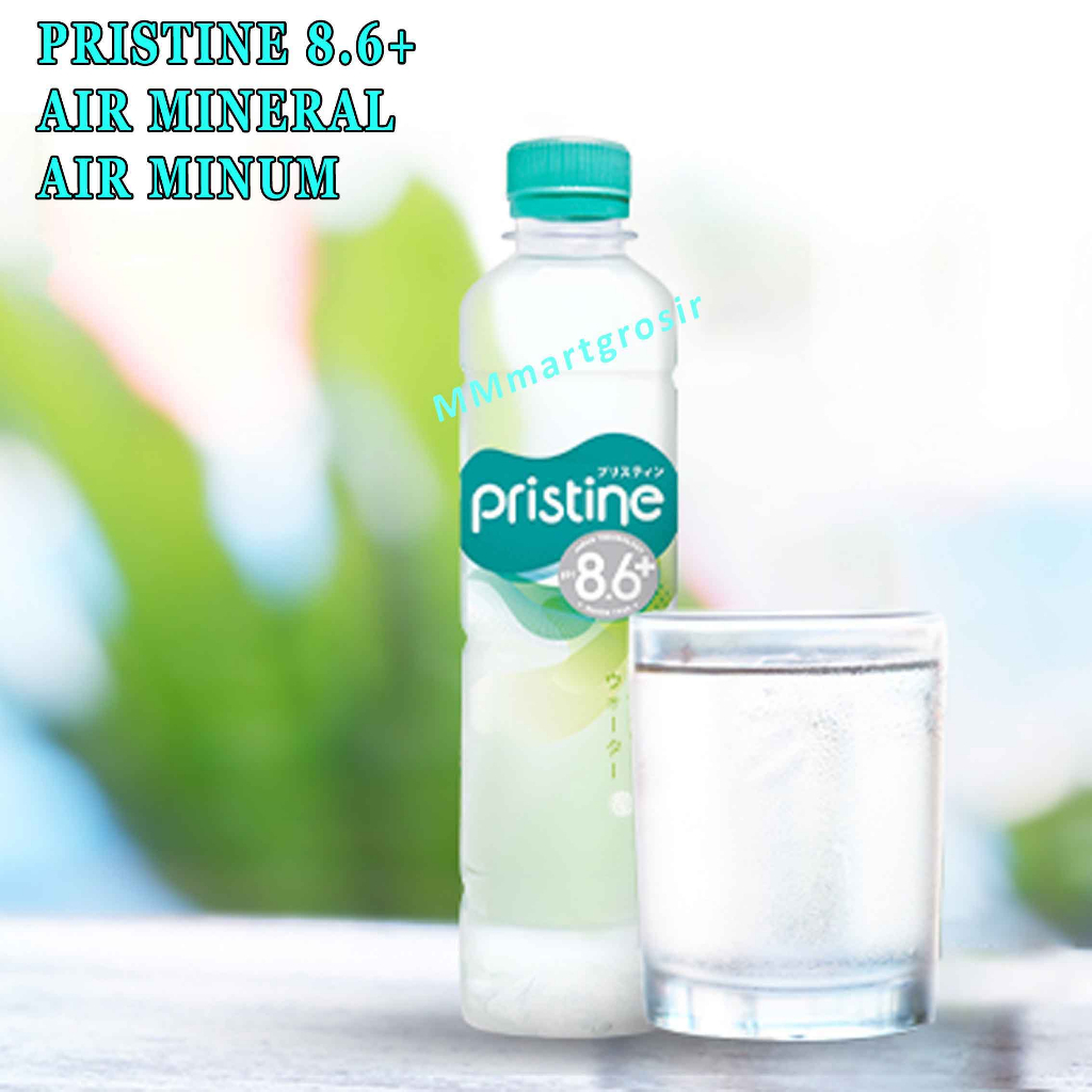 Pristine / Air Mineral pH 8.6+ / Air Minum / 400ml / 600ML/ 1.5L