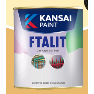 CAT MINYAK FTALIT KANSAI PAINT BIRU/HIJAU/ABUABU/BLUE/GREEN/GREY @1KG