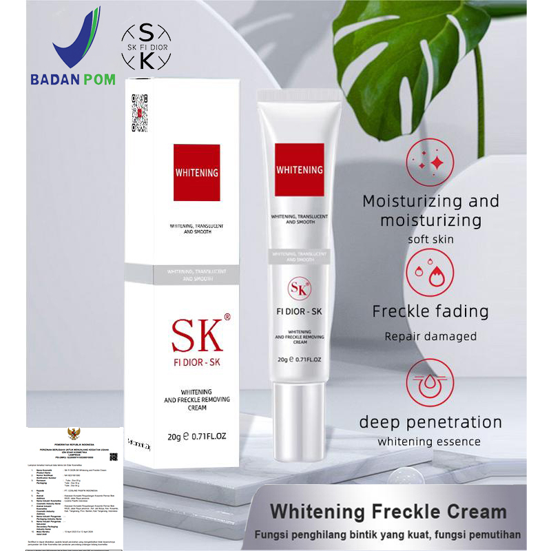 SK FI DIOR - SK Whitening Freckle Cream Remove Dark Spots Anti Freckle Cream Niacinamide Fade Pigmentation Melasma Brighten Creams 【 Free Delivery+ COD + dikirim dalam 24 jam】