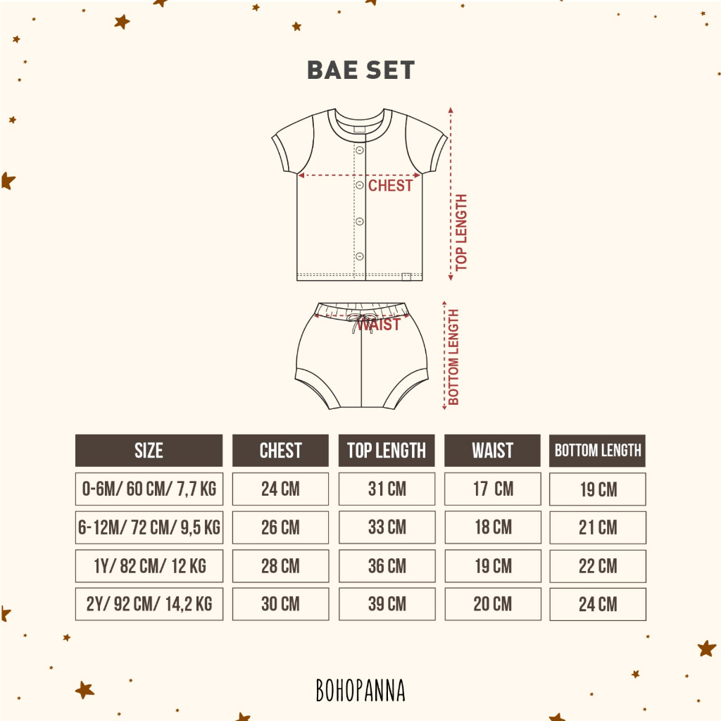 Bohobaby - Bohopanna Bae Set / Setelan anak  (Part II)