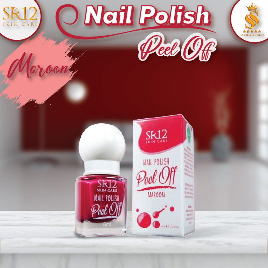 NEW PODUCT !!!  Nail Polis  Peel Off SR12 |Produk Kutek Halal | MemperCantik Kuku Kaki Dan Tangan | Kutek Murah BPOM