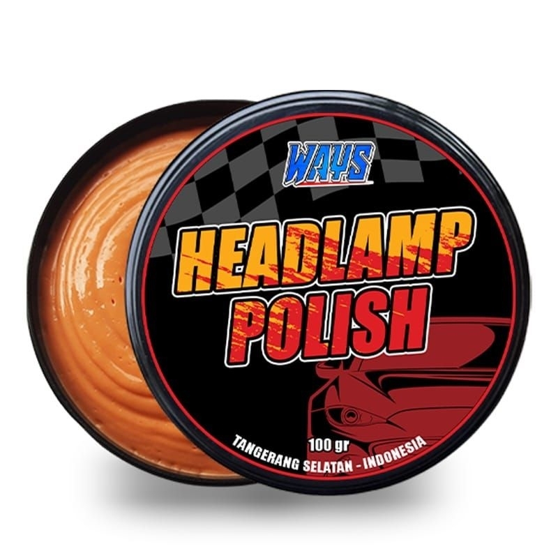 Headlamp Polish Penghilang Noda Kuning Kaca Mobil