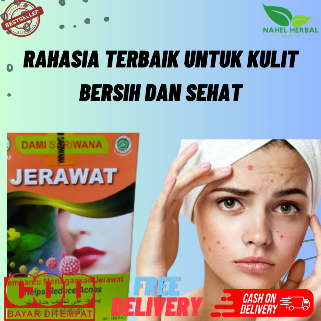 Asli Suplemen Jerawat Batu Dan Vitamin C  Kapsul Dami Sariwana - Vitamin A Imunitas Daya Tahan Tubuh