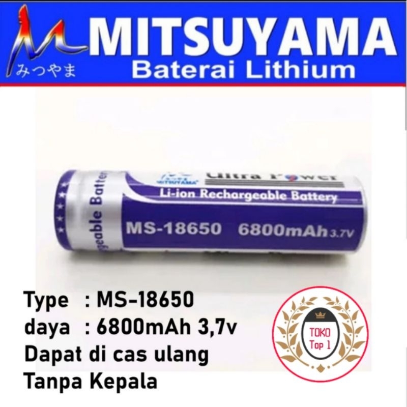 Baterai ULTRAFIRE / Batrei 18650 / Batre Charge / Batrai Isi Ulang KUALITAS BAGUS