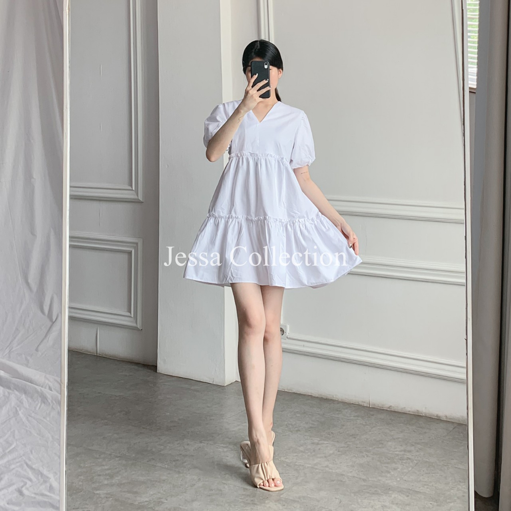 Premium Kimm Ruffle Dress TH 587 COTTON