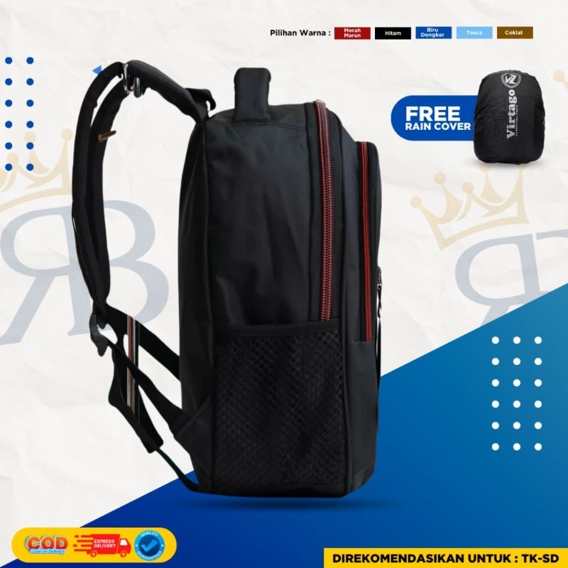 Ransel Terbaru Virtago/Tas Sekolah Virtago Untuk TK-SD/Tas Laptop