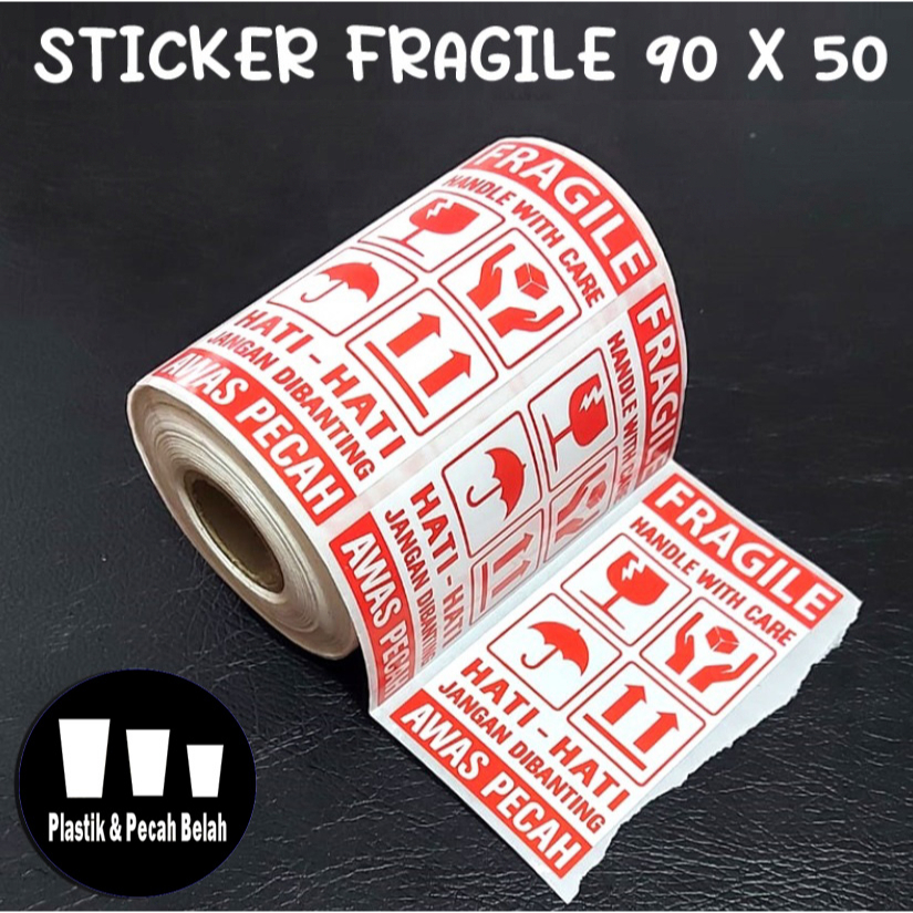

STICKER FRAGILE PER LEMBAR UNTUK DI TEMPEL DI PAKET KIRIMAN