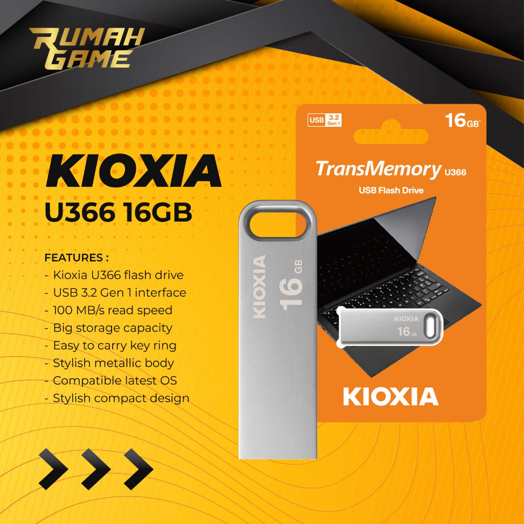 Flashdisk Kioxia 16gb Usb Drive FD 16gb Original Pengganti Toshiba
