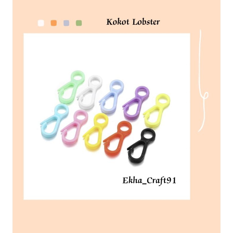 Kokot Lobster Plastik isi 50pcs
