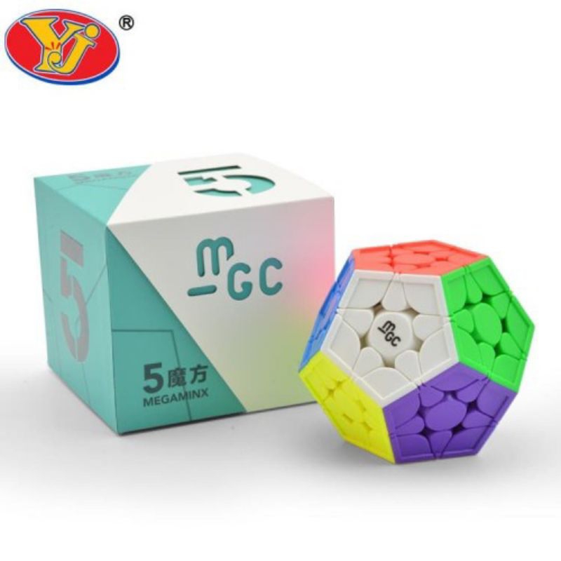 Rubik Megaminx Yongjun MGC MAGNETIC CUBE Megaminx Stickerless MAGNETIC ORIGINAL TERBARU