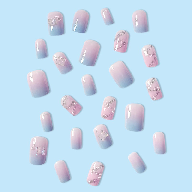 Kuku Palsu 【A39，lem sticker】Nikah kuku Wedding False Nailart Pengantin Tangan