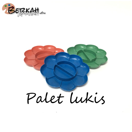 

palet lukis/palet cat bunga