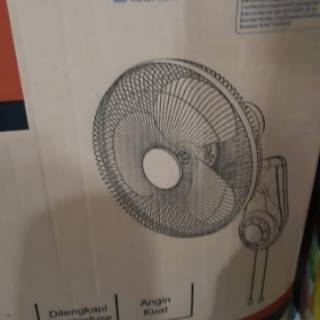 Miyako Wall Fan KAW 1662. KAW-1662 Kipas Angin Dinding