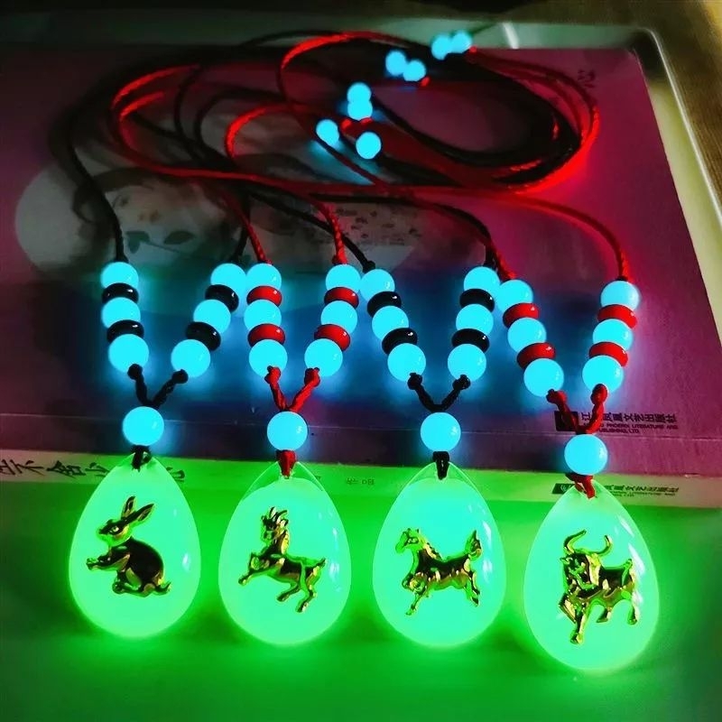 FerenHongXia Kalung Shio Dengan Liontin Kristal 12 Zodiak